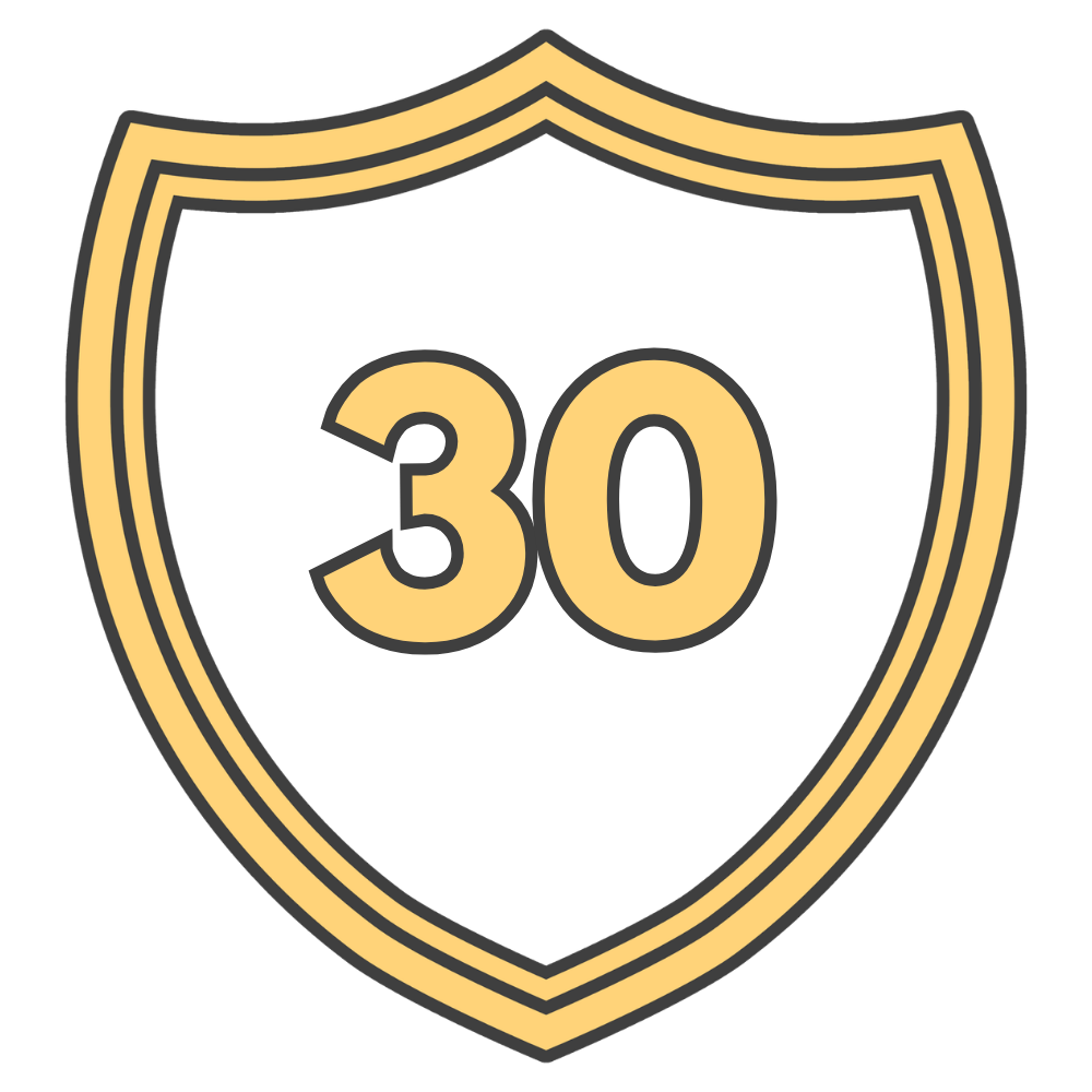 30-Day Money Back Guarantee