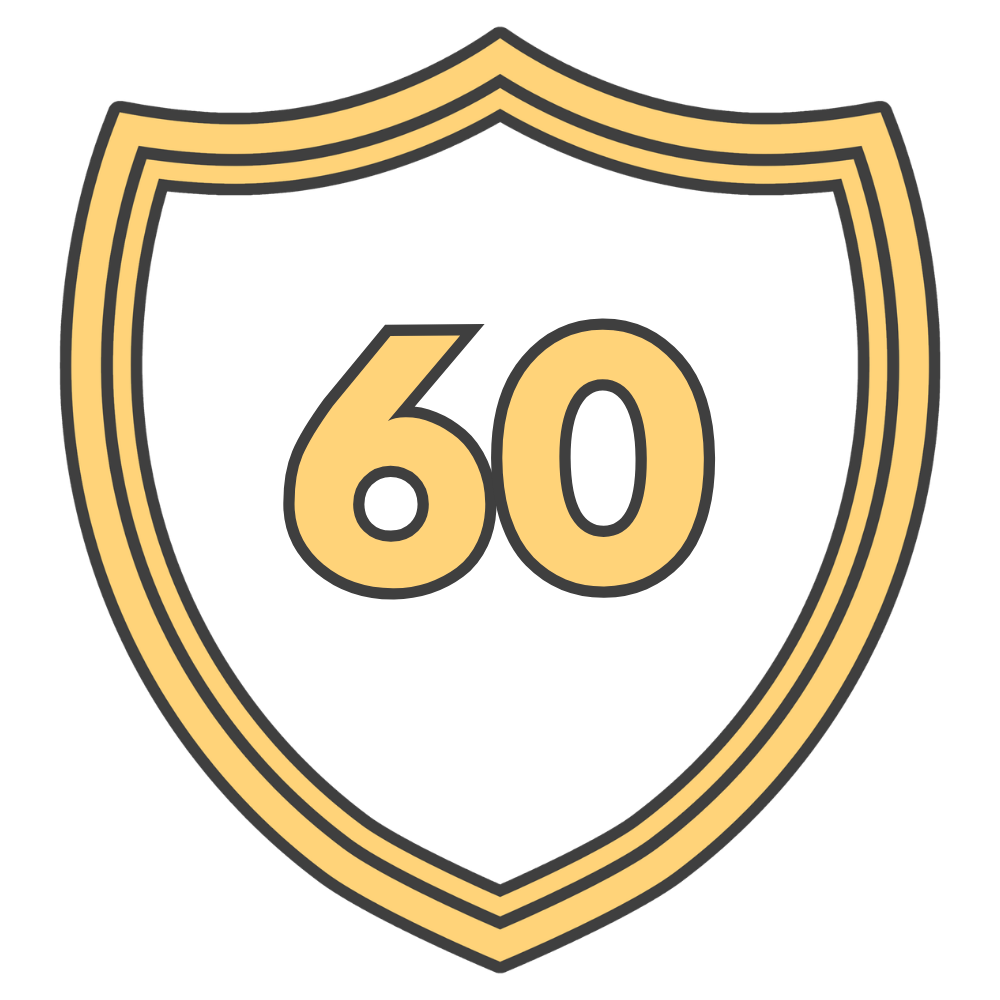 60-Day Money Back Guarantee